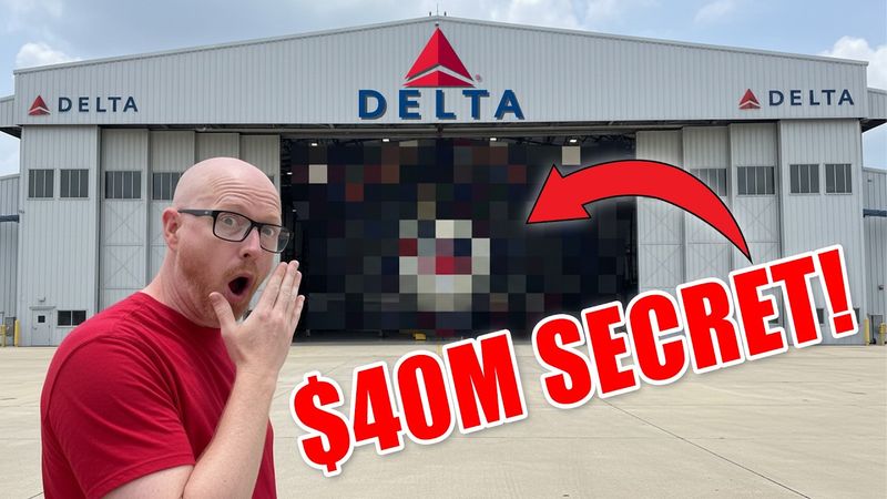 I Went Inside Delta's SECRET Hangar (And Pulled a Boeing 757 by HAND!)