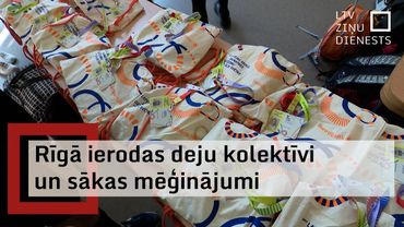 Tautas deju ansambļa “Gauja” kolektīvi dodas ceļā no Valmieras uz Rīgu