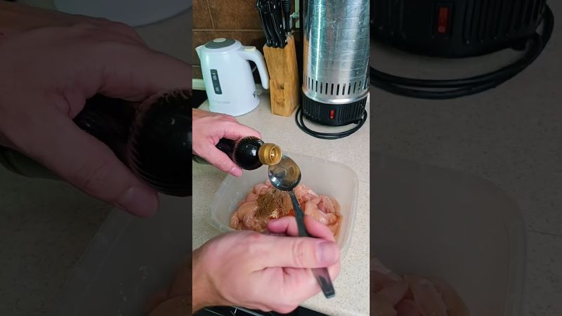 Вяленая курица из духовки по Техасски