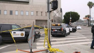 Calm as police stand watch in Los Angeles after weekend of protests | AFP