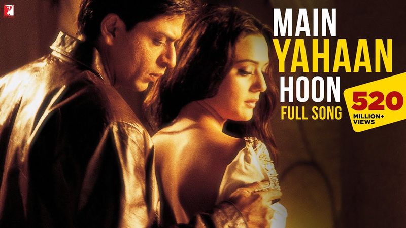 Main Yahaan Hoon - Full Song | Veer-Zaara |  Shah Rukh Khan | Preity Zinta | Udit Narayan