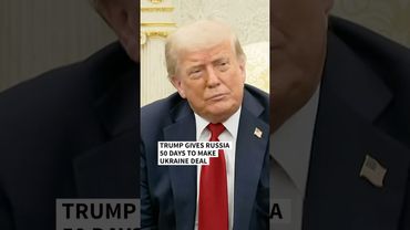Trump gives Russia 50 days to make Ukraine deal | AFP #shorts