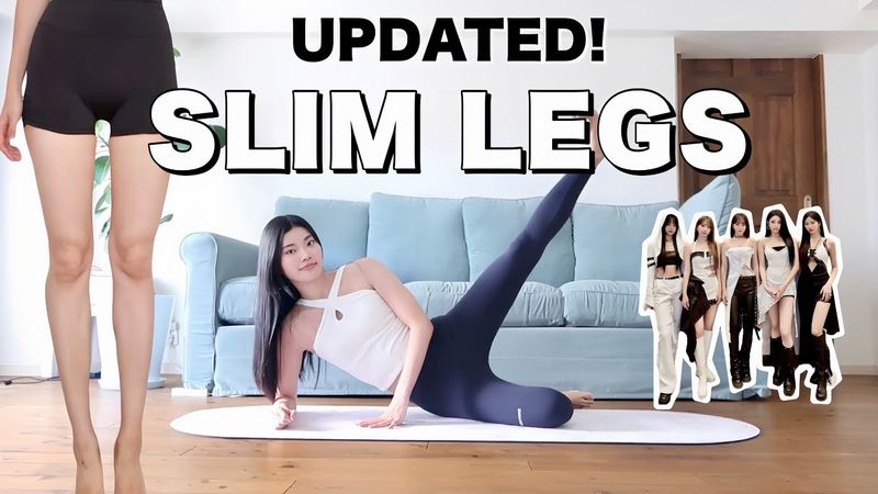 UPDATED VER🔥 Get Slim Legs & Thighs Like a K-POP Idol!💛 Toned Legs Stretch & Workout