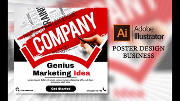 Design a  Social Media Poster in Adobe Illustrator