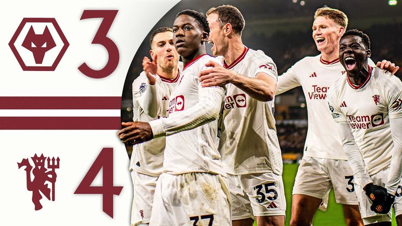 KOBBIE MAINOO, TAKE A BOW! 😮‍💨 | Wolves 3-4 Man Utd | Highlights