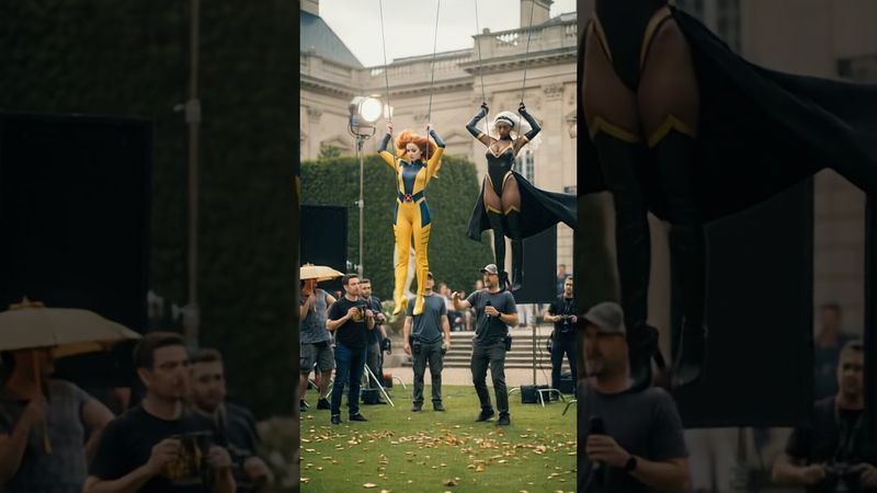 X-Men 97: Behind The Scenes #marvel #xmen #behindthescenes #pixverseai #pixverse