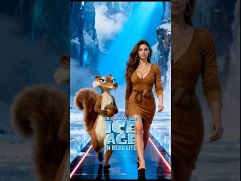 Frozen Icons Unleashed ❄️🦣 The Ice Age Runway Erupts #iceage #catwalk