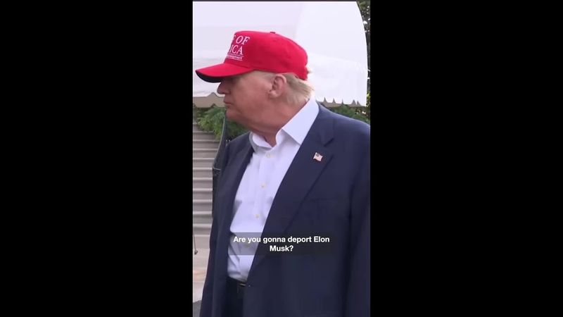 Trump says he'll "look at" deporting Elon Musk as feud reignites