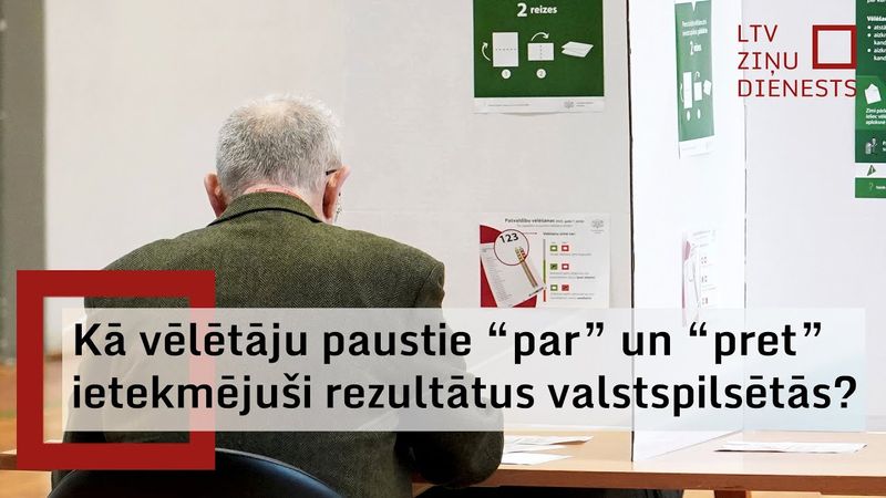 Kā vēlētāju paustie “par” un “pret” ietekmējuši pašvaldību vēlēšanu rezultātus valstspilsētās?
