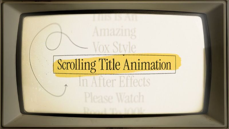 Vox Title Animation (After Effects Tutorial)