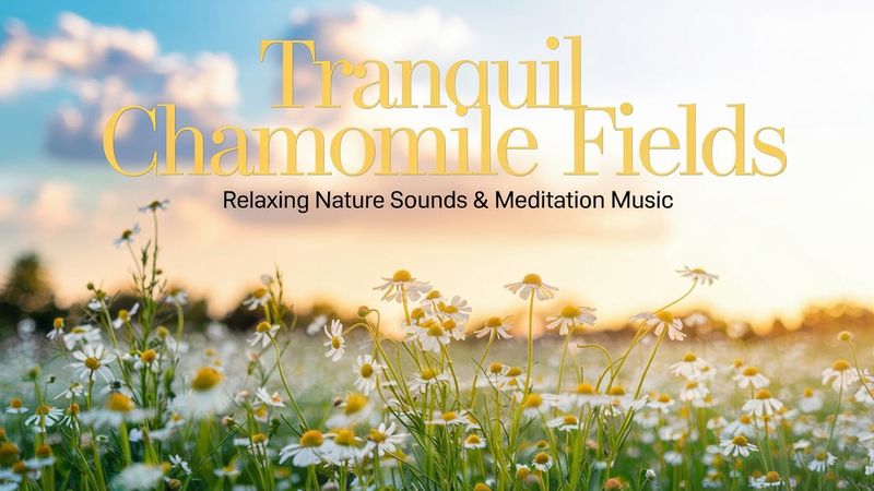 Tranquil Chamomile Fields Relaxing Nature Sounds & Meditation Music