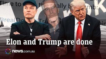 Donald Trump and Elon Musk are having a very public breakup