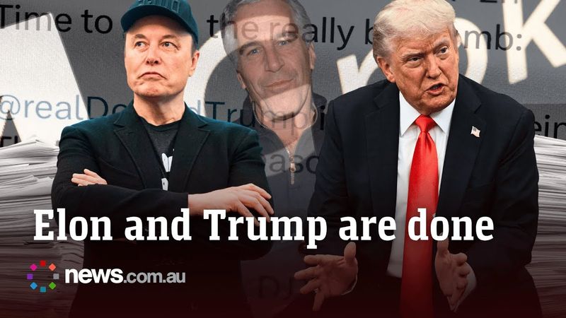 Donald Trump and Elon Musk are having a very public breakup