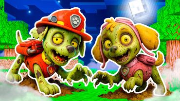 ЩЕНЯЧИЙ ПАТРУЛЬ ЗАРАЗИЛИСЬ ЗОМБИ ВИРУСОМ АПОКАЛИПСИС В МАЙНКРАФТ МУЛЬТИК