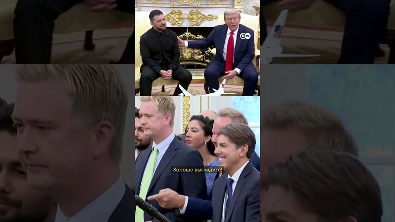 Зеленский надел на встречу с Трампом черную рубашку и пиджак #shorts