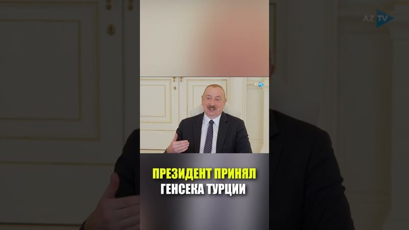 Президент Ильхам Алиев принял генерального секретаря Совета национальной безопасности Турции