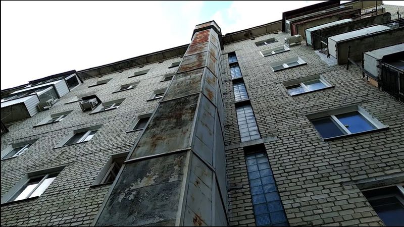 (Раритет) Распашной лифт в наружной шахте лифта + обзор заброшенного лифта в доме 1936 года (НЛЗ)