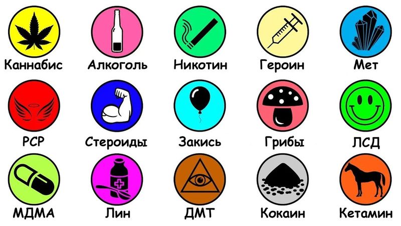 Каждый наркотик объяснён за 6 минут