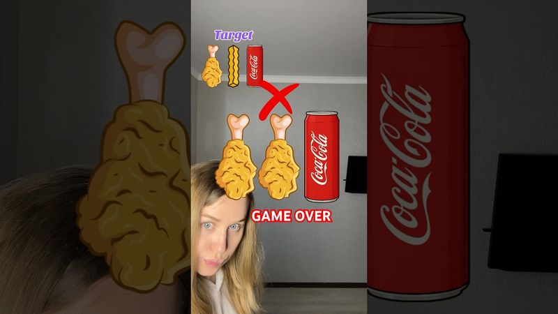 McDonald’s Challenge🍟🥤IMPOSSIBLE😭#shorts