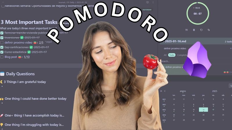 ¿Obsidian + Pomodoro? La Fórmula de la productividad.