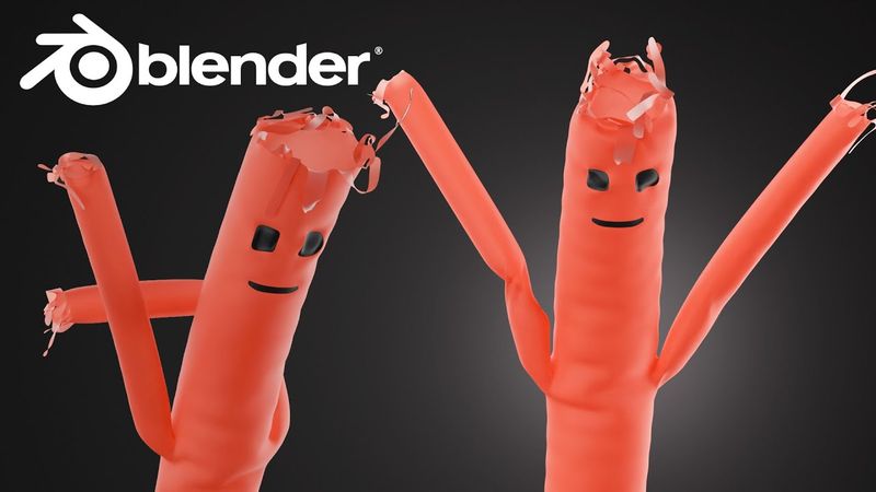 Make a Sky Dancer in Blender | EASY Beginners Tutorial