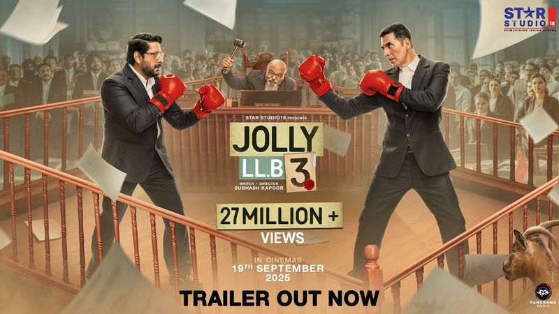 Jolly LLB 3 | Trailer | Akshay Kumar | Arshad Warsi | Subhash Kapoor | In Cinemas 19th September