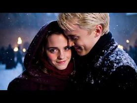 Draco + Hermione (Dramione): Romantic Christmas song! (ai moment collection)