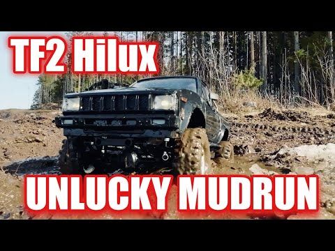 RC4WD Trail Finder 2 Mojave Midnight edition - Hilux Unlucky MUDRUN