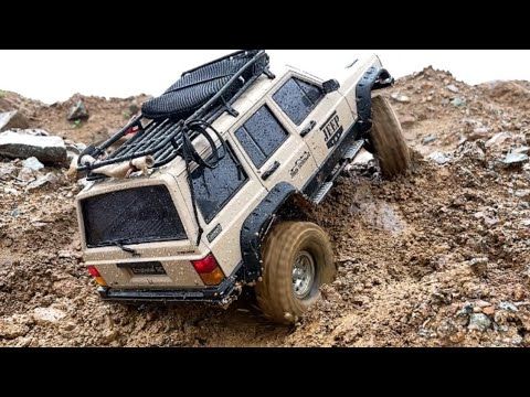 Axial SCX10 III Jeep Cherokee XJ Off-road & Muddy hill Climbing 4X4 RC Car No.19