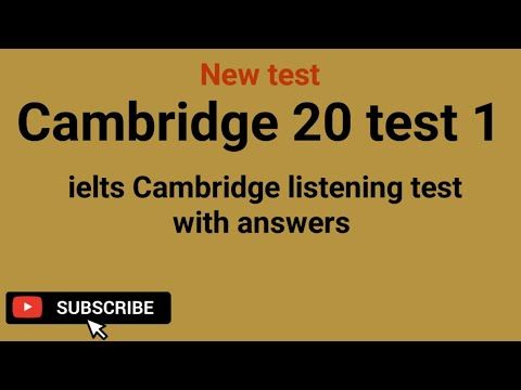 IELTS listening Cambridge 20 test 1 con risposte #ielts #Cambridge #listening #test #answers