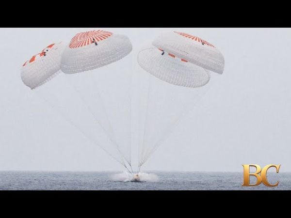 NASA’s SpaceX Crew-10 Splashes Down in Pacific Ocean