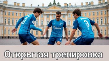 Открытая тренировка Зенита на Дворцовой 🔥