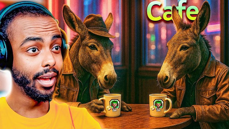 አህዮች የሚገቡበት Cafe 🤯 የሳምንቱ ፀዴ ቪዲዮዎች || Ai Video #youtube