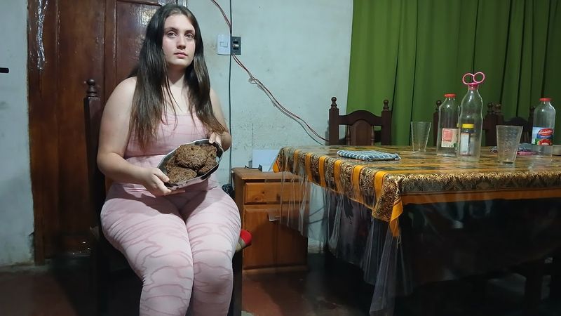 I cook homemade Hamburgers in my Rural Village