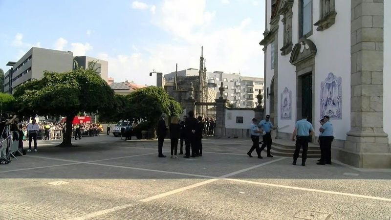 Guests arrive at Liverpool footballer Diogo Jota's funeral | AFP