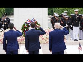 Trump honours veterans and fallen soldiers in Memorial Day ceremony