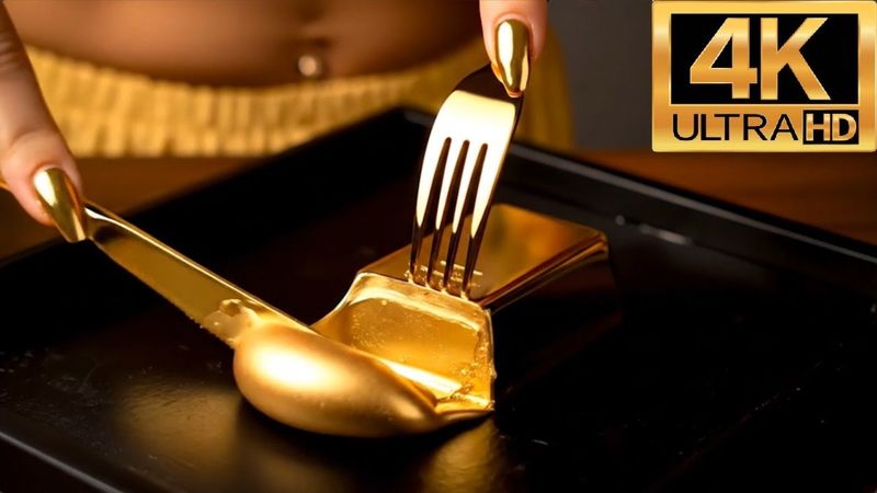 Gold ASMR So Satisfying It Feels Illegal | Cutting, Melting & Dusting Sounds