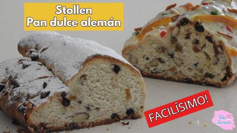 🎄PAN DULCE ALEMÁN | PARA PRINCIPIANTES | STOLLEN 😋 | Elu Sweets