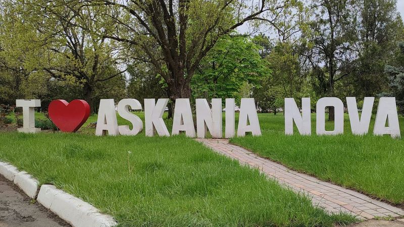 Аскания Нова 2023 год . Поездка на машине