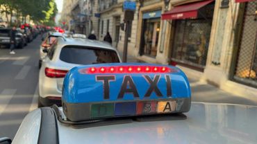 Striking taxi drivers demonstrate in central Paris | AFP