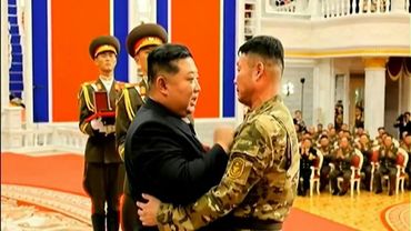 North Korea's Kim decorates troops who fought for Russia against Ukraine | AFP