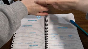 ASMR Writing ➡️ Spit Writing in 10 Different Languages | Spit Painting | Turkish, Spanish, French +