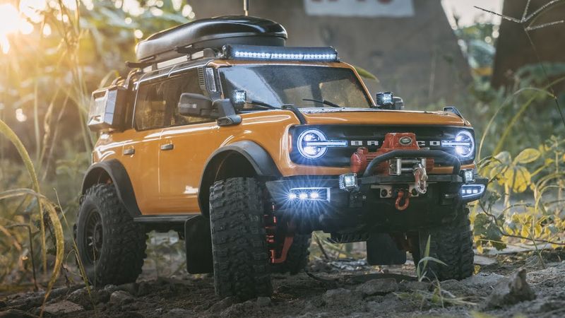 Rc Crawler Traxxas TRX4 Bronco 2021 | Upgrades off-road driving 4x4 Rc Car