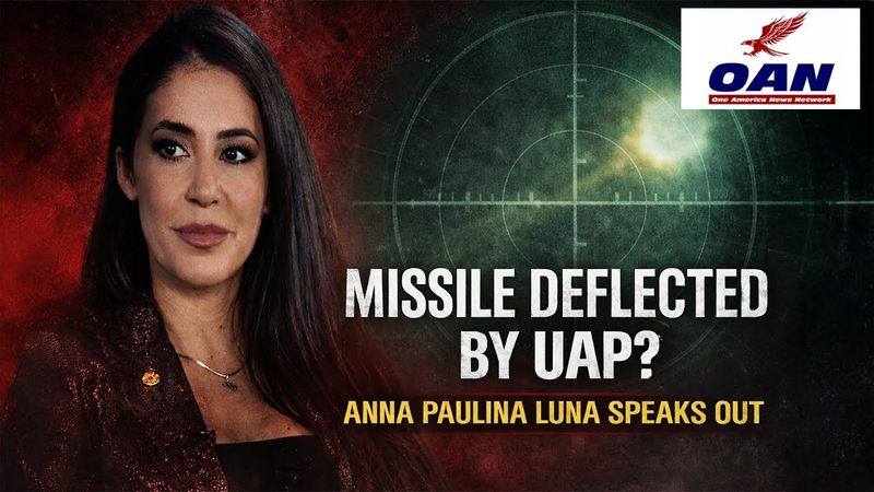 Esclusiva OAN: Anna Paulina Luna afferma che l'UAP ha deviato un missile statunitense in un video...