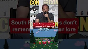South Park creators depend on fans for the show's lore #sdcc
