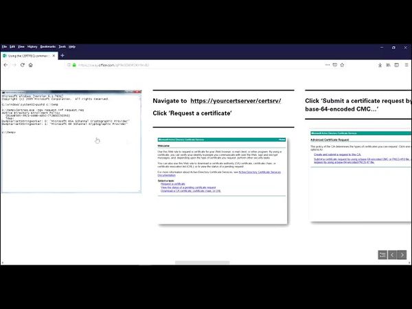 Using the CERTREQ command to include a SAN