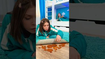 Squid Game Dalgona… Hidden Under the Carpet?! 😱🦑🍬