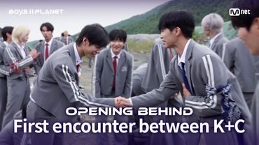 [BOYS II PLANET] K+C팀의 첫 만남이 이뤄진 초대형 오프닝 촬영 비하인드🎬
