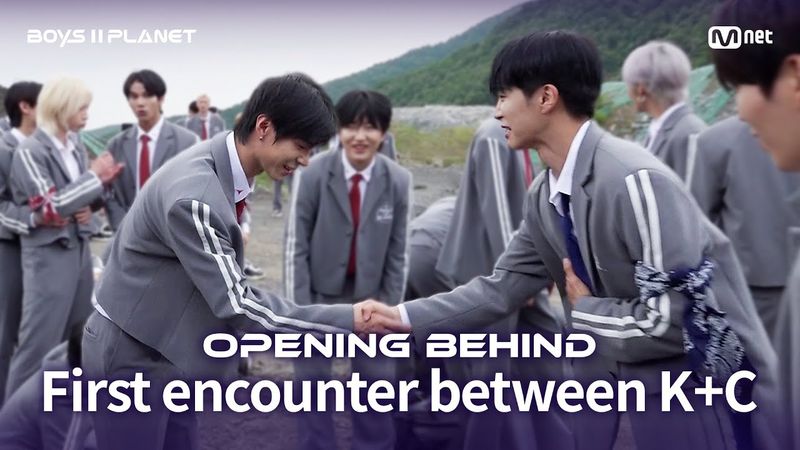 [BOYS II PLANET] K+C팀의 첫 만남이 이뤄진 초대형 오프닝 촬영 비하인드🎬