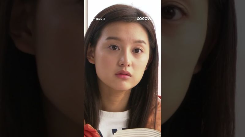 The moment #LeeJongSuk saw #KimJiWon in a different light 🥰 #highkick3 #kdrama #kocowa